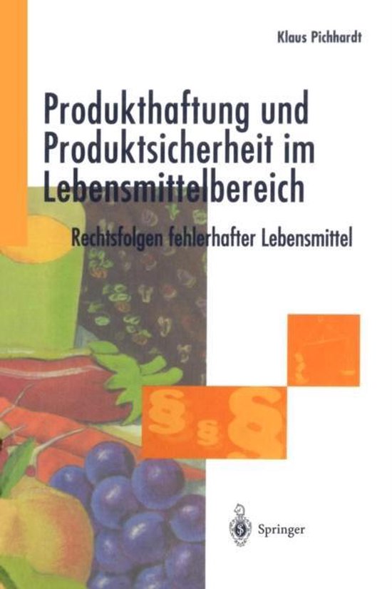 Produkthaftung und Produktsicherheit im Lebensmittelbereich - cover