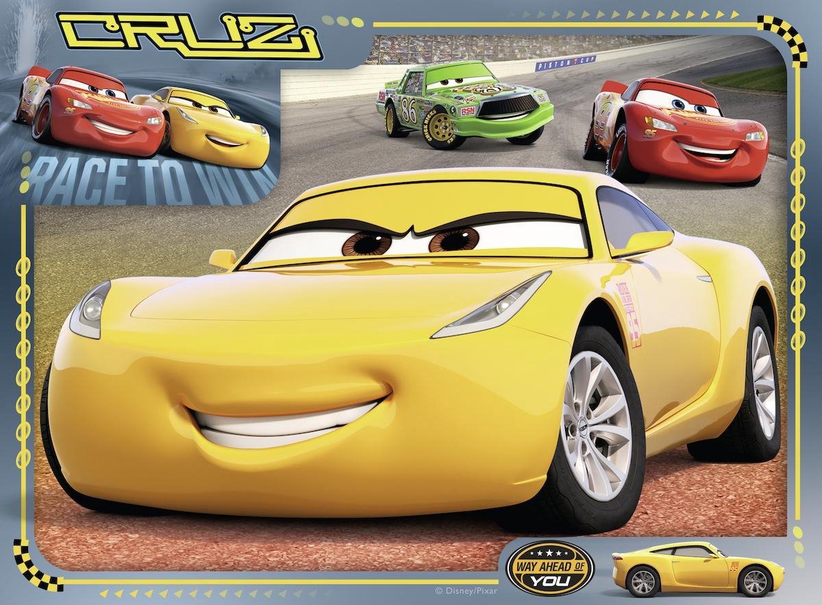 Ravensburgerpuzzel Disney Cars 3 Let's race! - 12+16+20+24 stukjes — afbeelding 3