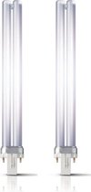 Philips PL-S 11W/827/2P 1BL/10 11.6W G23 A Wit - 2 stuks