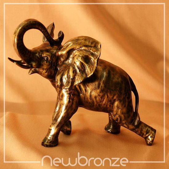 Bronzen Beeld Olifant Groot | bol.com