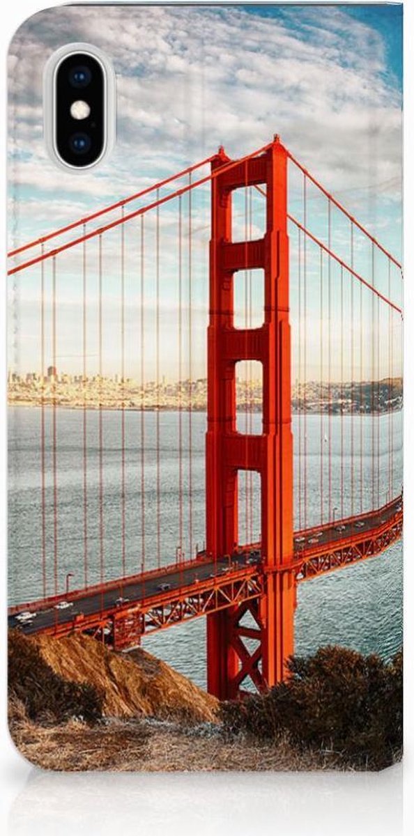 Apple iPhone Xs Max Book Cover Golden Gate Bridge