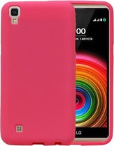 BestCases.nl Roze Zand TPU back case cover cover voor LG X Power K220