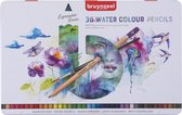 Boîte d'expression Bruynzeel 36 crayons d'aquarelle avec pinceau
