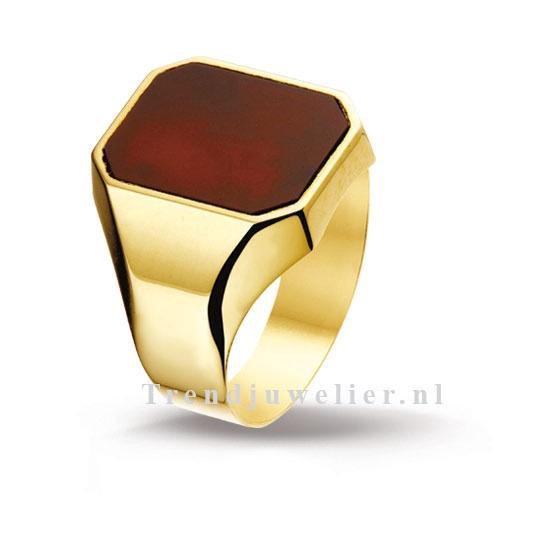 Trendjuwelier 4012823 Gouden heren ring | bol.com