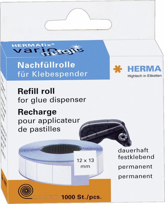 Herma Plakmiddelen Hermafix navulrol (voor Vario lijmverdeler) bol