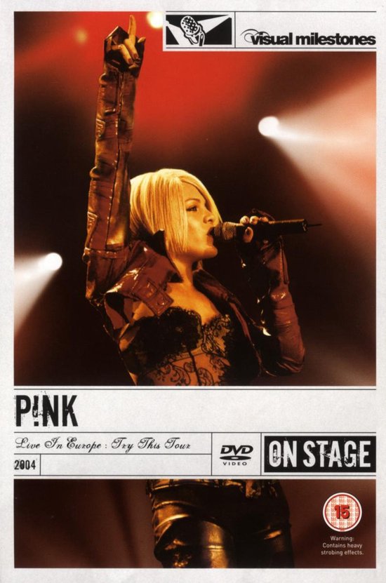 Cover van de film 'Pink - Live In Europe'