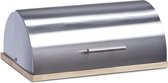 Zeller Present 20475 corbeille à pain Rectangulaire Acier inoxydable Acier inoxydable, Bois