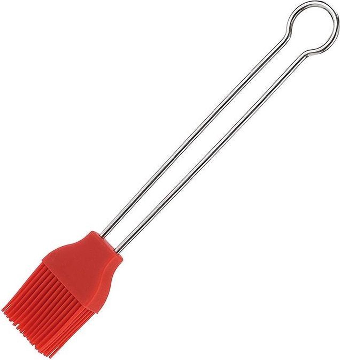 Westmark Afkwast en Bakkwast, Lengte: 22 cm, Siliconen/RVS, Rood/Zilver, 15442270