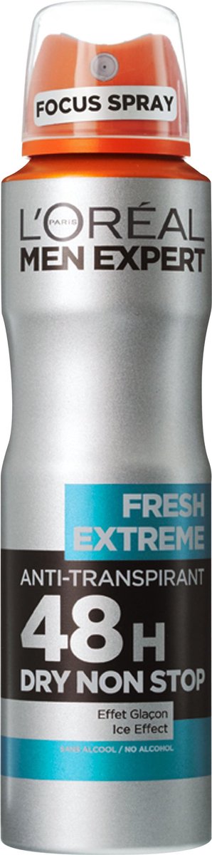 Goedkoopste L’Oréal Paris Men Expert Fresh Extreme 48H Deodorant Spray - 150 ml