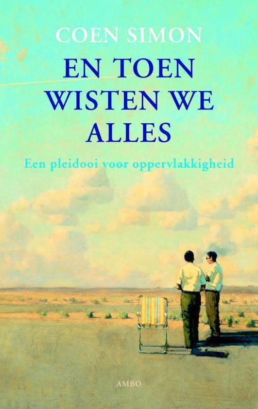 Cover van het boek 'En toen wisten we alles'