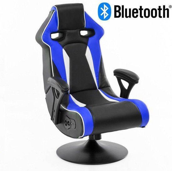 Chaise de jeu Music Rocker Spectre Bleu avec Bluetooth | bol.com