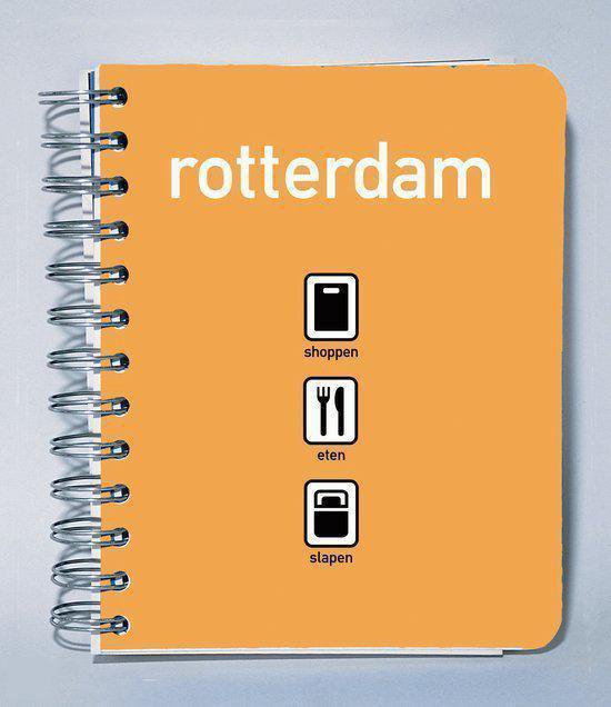 Cover van het boek 'Rotterdam shoppen - eten - slapen' van Petra de Hamer en N. Hoffschlag