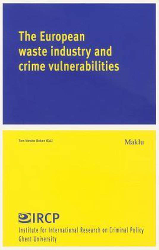 The European Waste Industry and Crime Vulnerabilities - cover