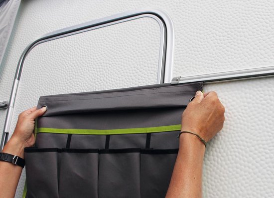 Eurotrail Tentorganiser Derby Small - Black/Lime van Eurotrail — afbeelding 3