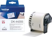 DK-44205 Continue Length Tape: 62mm - Thermal paper - white - removable (30.48m)