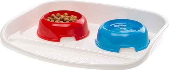 Ferplast Watersilo Nadir - Hondenvoerbak - 3 l Assorti - Drinkfontein