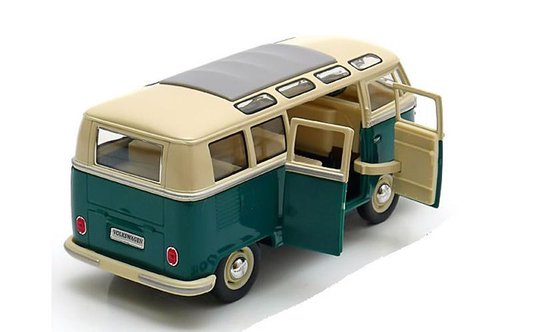 smokkel Openlijk verwarring Welly schaalmodel metalen volkswagen bus t1: Groen 16 cm 1:24 | bol.com