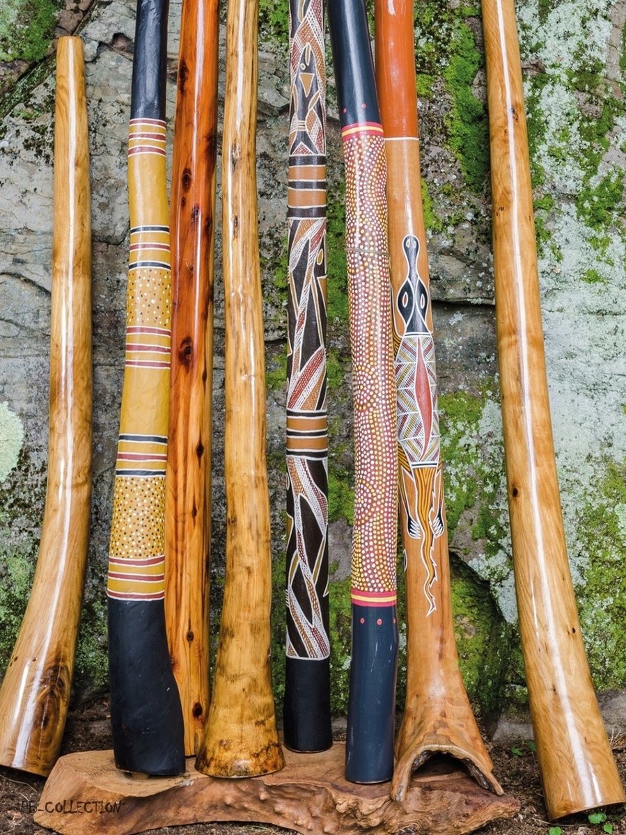 2 stuks Tuinschilderij Down Under Didgeridoo 50x70cm bol