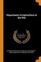 Department of Agriculture in the War