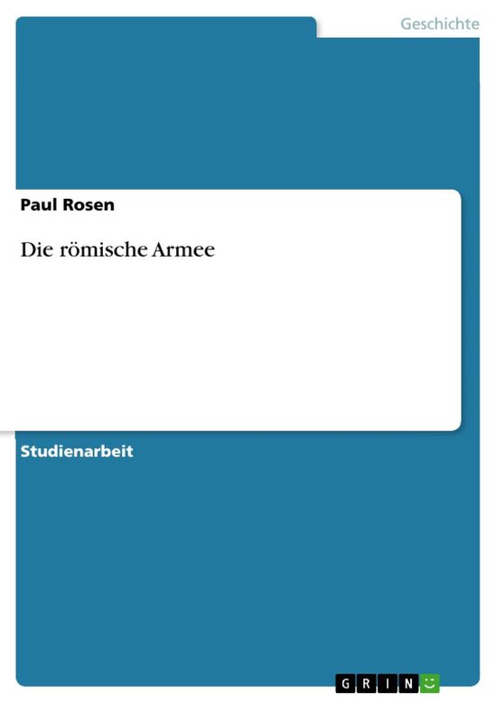 Die römische Armee - cover