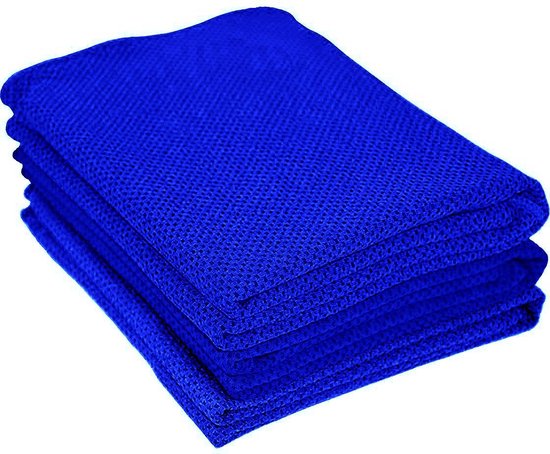Set van 3 - Verkoelende Sporthanddoek - Handdoek - Donker Blauw - Microvezel - Gym - Fitness – Handdoek - Yoga – Reizen – Hardlopen – Hardloop – Handdoek  Sporthanddoeken – 3 stuks - Ice Cooling Towel - Forward Products®