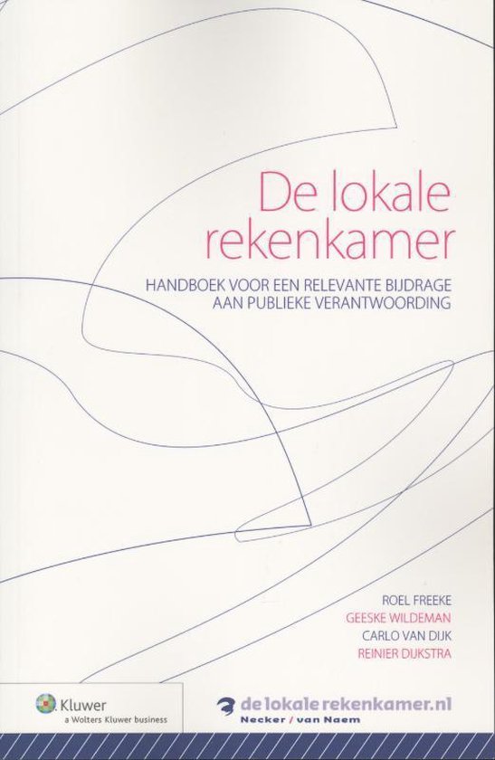 Cover van het boek 'De lokale rekenkamer' van Roel Freeke