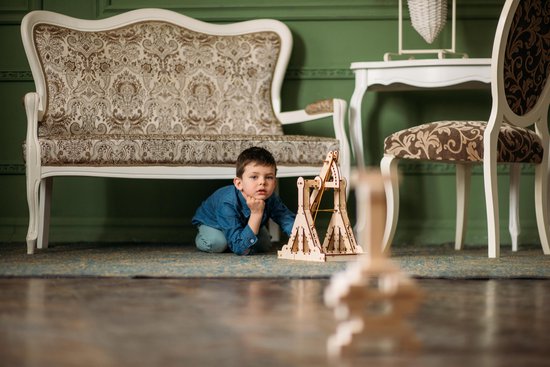 Eco-Wood-Art Trebuchet - Houten Modelbouw