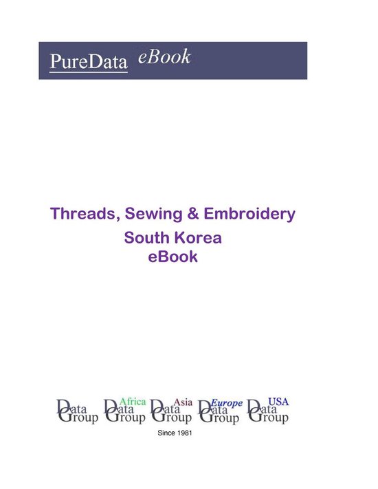 PureData eBook - Threads, Sewing & Embroidery in South Korea - cover