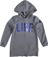 Replay lange grijze sweater hoodie Maat - 164