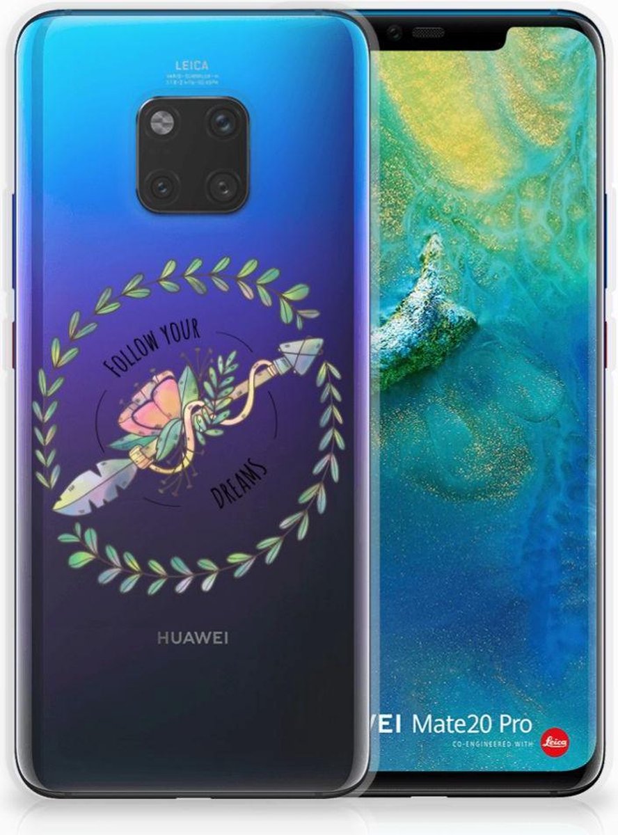 Huawei Mate 20 Pro Telefoonhoesje met Naam Boho Dreams