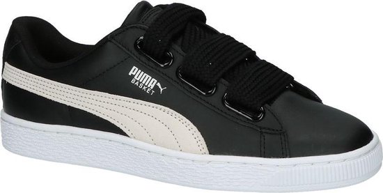 Puma Basket Heart Lage Sneakers Zwart Puma Basket Heart Lage Sneakers Zwart