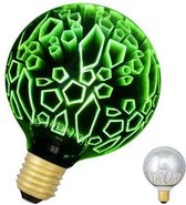 Bailey LED Magic 3D G95 E27 240V 4.5W Scherven Groen 40lm