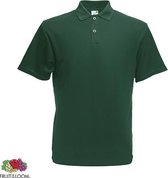 Fruit of the Loom poloshirt - heren - Forest Green - 3XL