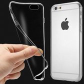 geschikt voor iPhone 6 6S 0.3mm Ultra Thin Soft TPU Transparant case hoesje