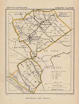 Historische kaart, plattegrond van gemeente Naaldwijk  in Zuid Holland uit 1867 door Kuyper van Kaartcadeau.com