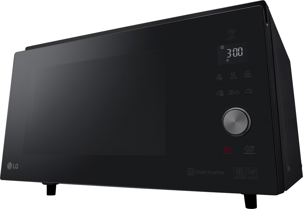 LG MJ3965BPS, Magnetron 39 L, 1100 W Inverter techniek voor snelle, gelijkmatige bereiding, CRISP-schaal voor krokant bakken & grillen, EasyClean coating: eenvoudig schoonmaken, Meer kook thumbnail 5