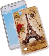 Eiffeltoren TPU Backcover Case Hoesjes voor Sony Xperia C4