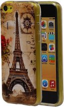 Eiffeltoren TPU Hoesje voor iPhone 5C