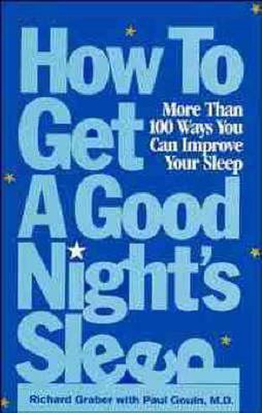 How to Get a Good Night's Sleep - cover