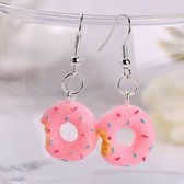 Leuke donut oorbellen set