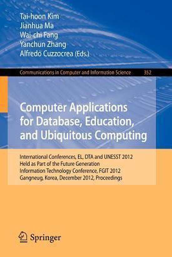Computer Applications for Database, Education and Ubiquitous ... - cover