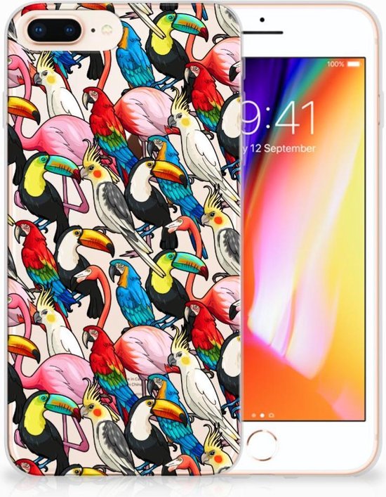 GSM Hoesje Backcase iPhone 7 Plus | Plus Birds |