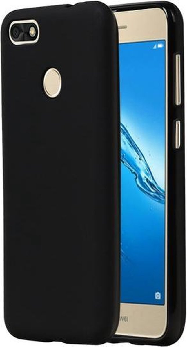 Zwart TPU back case cover - Achterkant Hoesje voor Huawei P9 Lite Mini