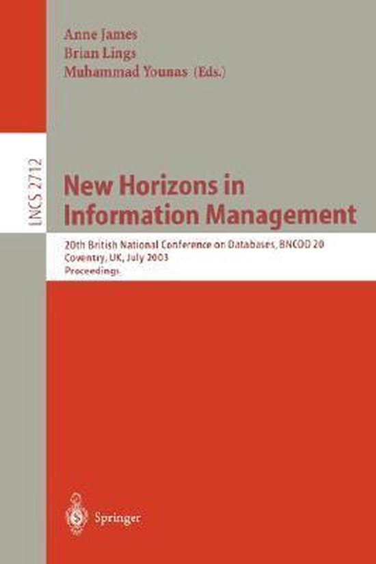New Horizons in Information Management - cover