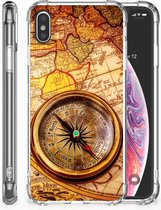 Geschikt voor iPhone Xs Max TPU-siliconen Hoesje Design Kompas
