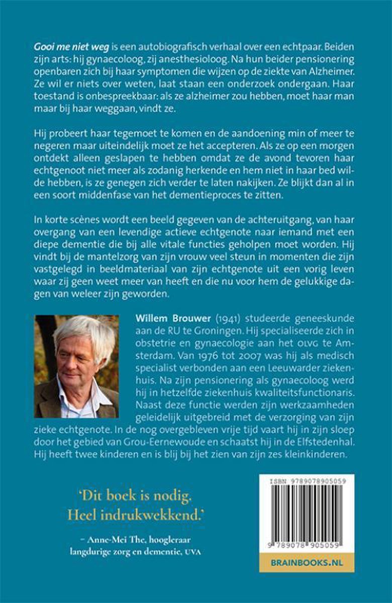 Gooi me niet weg - back cover