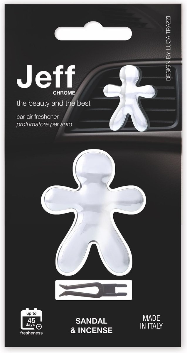 Mr & Mrs Fragrance - Jeff Sandal & Incense -luchtverfrisser voor auto