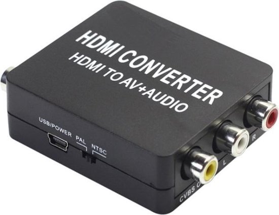 Coretek HDMI naar Composiet AV + Toslink/Coax converter / zwart | bol.com