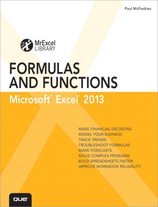 Excel 2013 Formulas And Functions - cover
