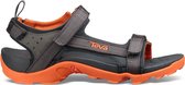 Teva Tanza Kids Sandalen - Grijs/Oranje - Maat 36
